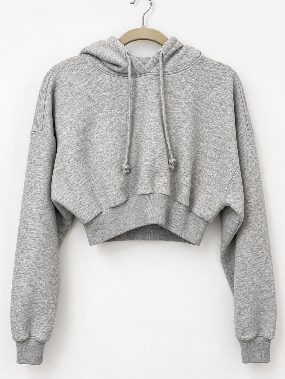 TNA Aritzia Grey Cropped Hoodie Size XS